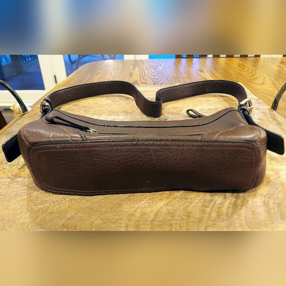 Coach East West Brown Pebbled Leather Handbag - C0882-F12321 SALE JUST FOR TODAY - Picture 8 of 10